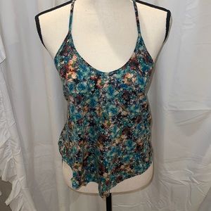 Floral print tank top